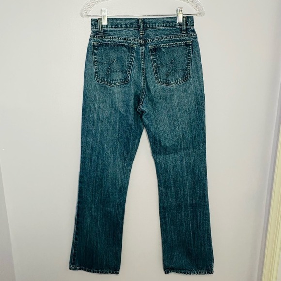 Zena Jeans Vintage High Rise Women Size 4 Medium Wash Straight Leg - Picture 2 of 11